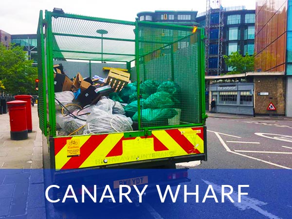 Rubbish Removals Canary Wharf